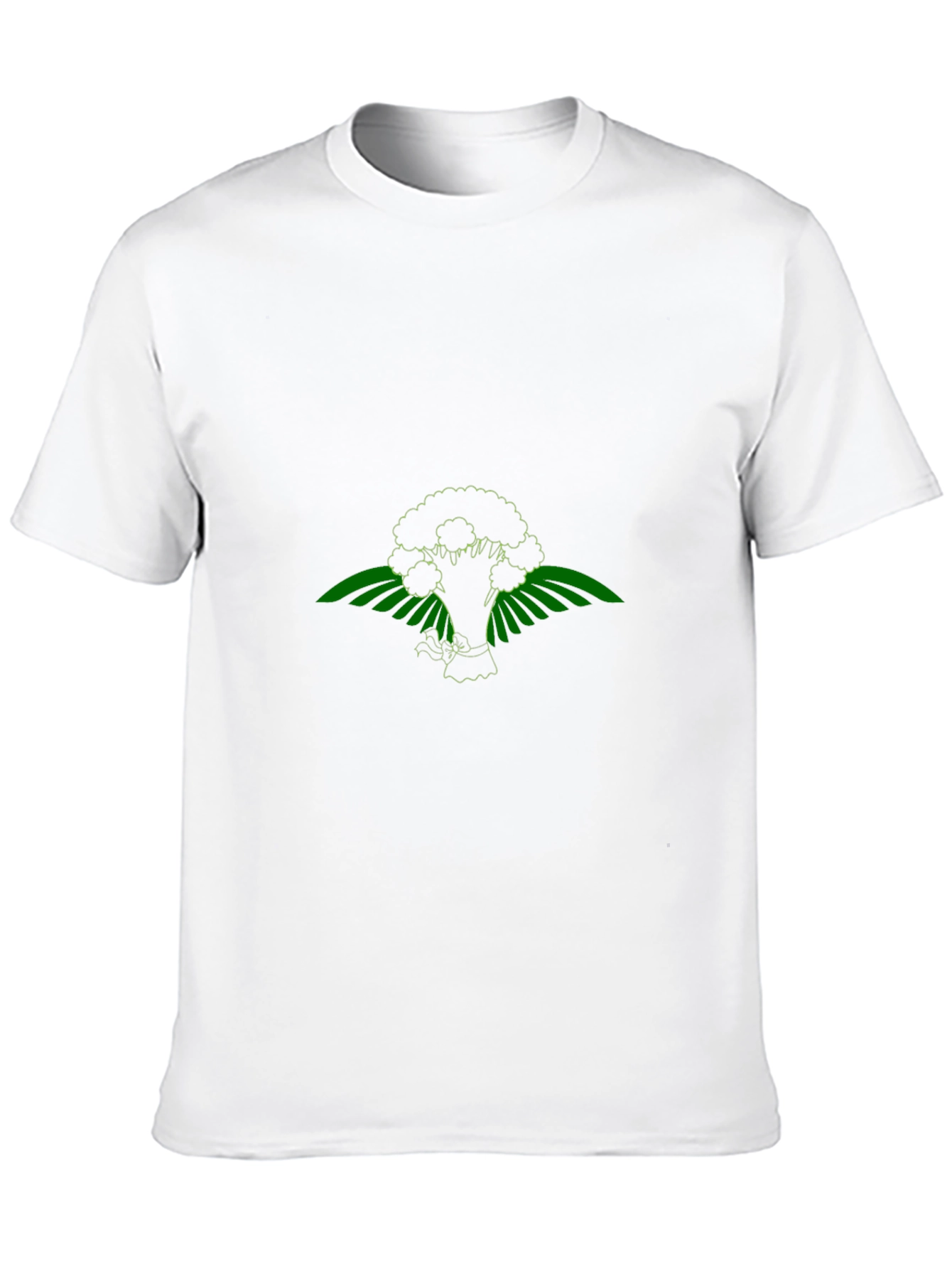 Green Broccoli Graphic Tee