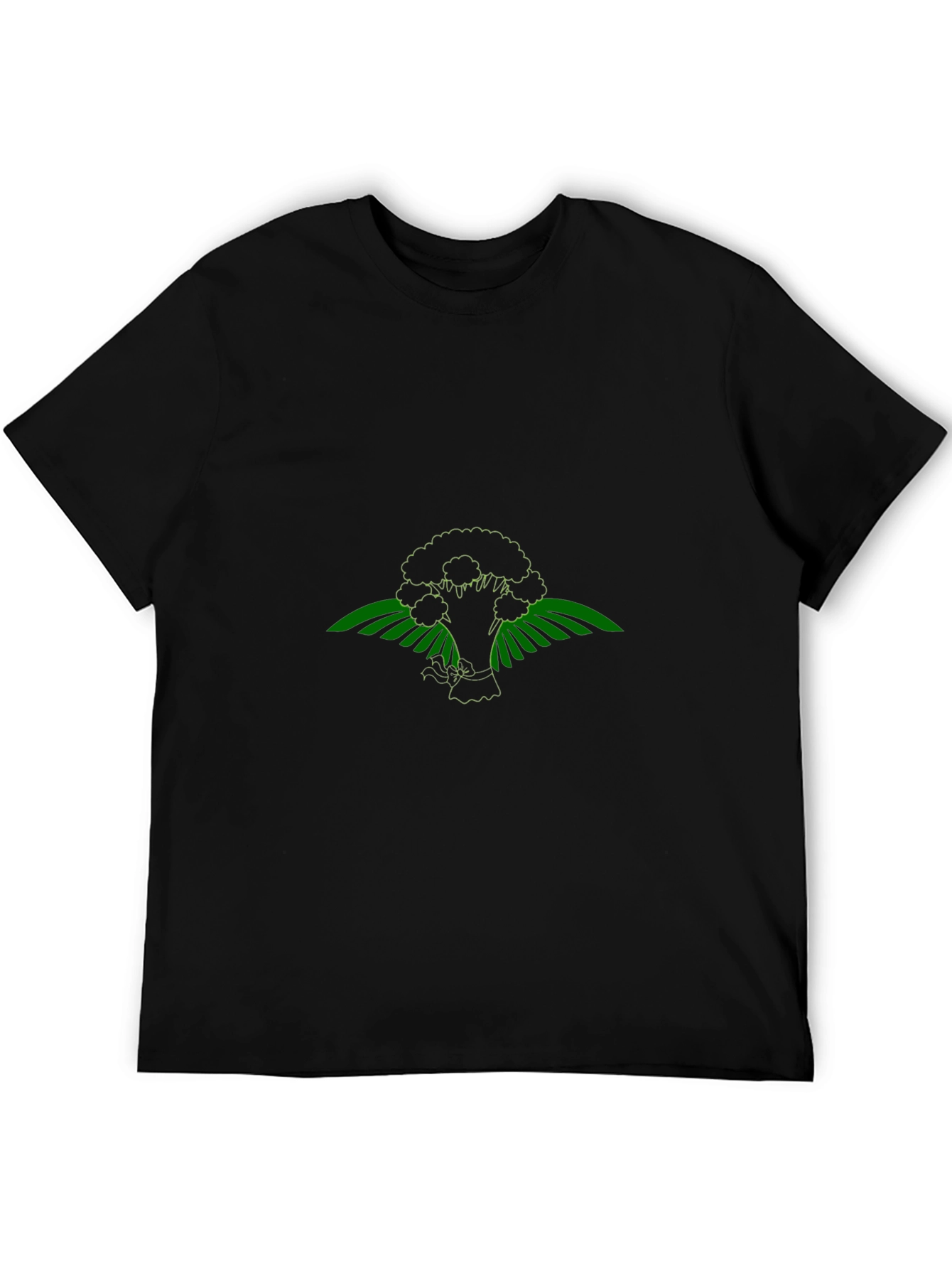 Green Broccoli Graphic Tee