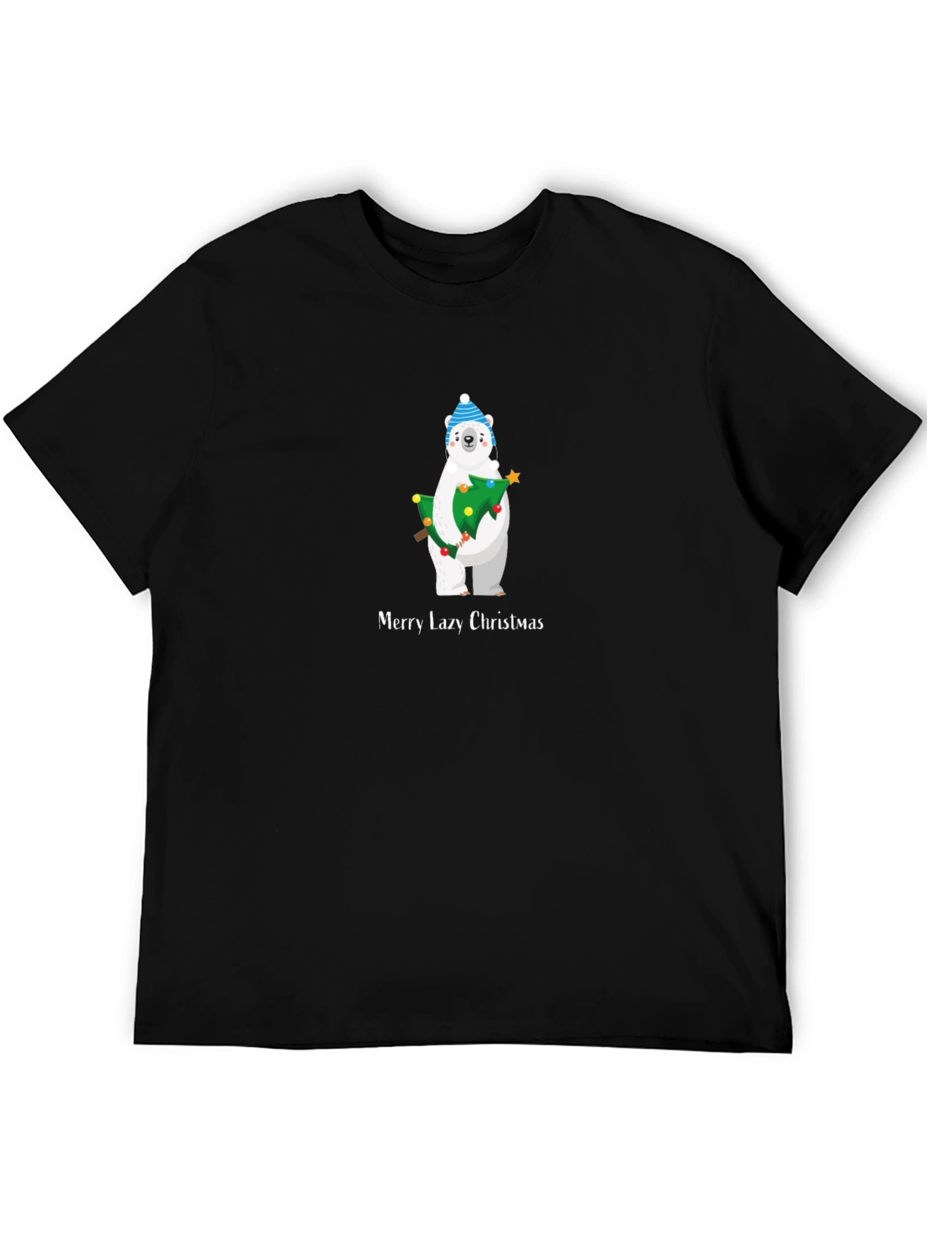 Merry Lazy Christmas Polar Bear T-Shirt