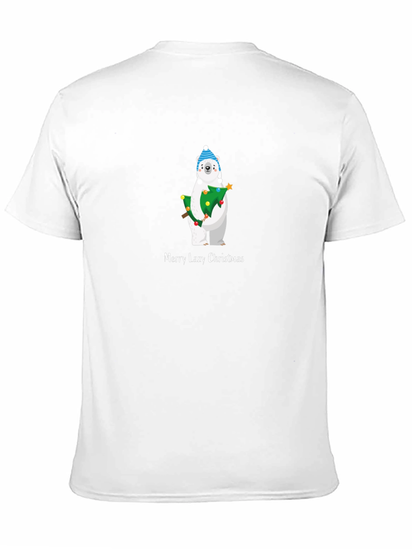 Merry Lazy Christmas Polar Bear T-Shirt