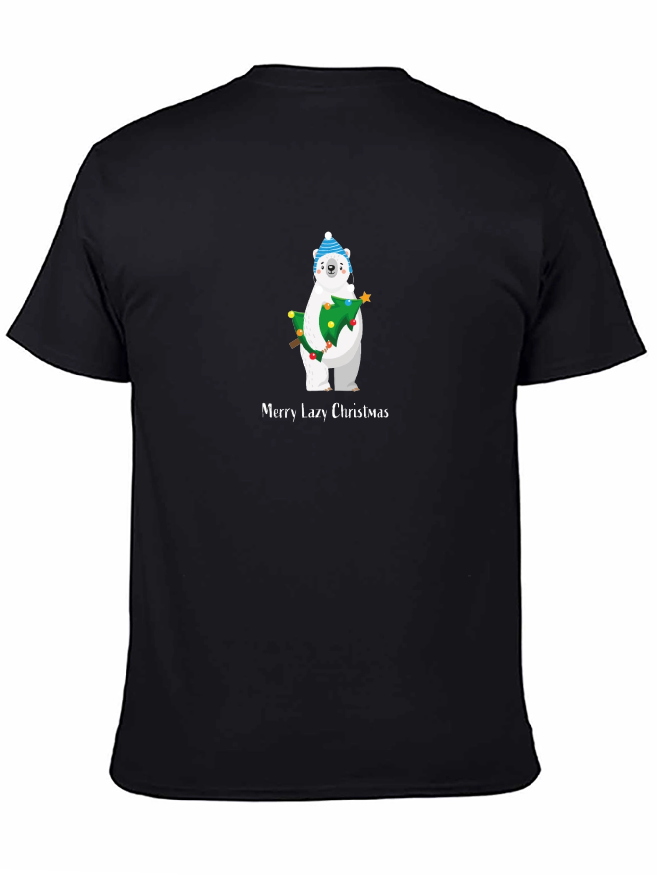 Merry Lazy Christmas Polar Bear T-Shirt