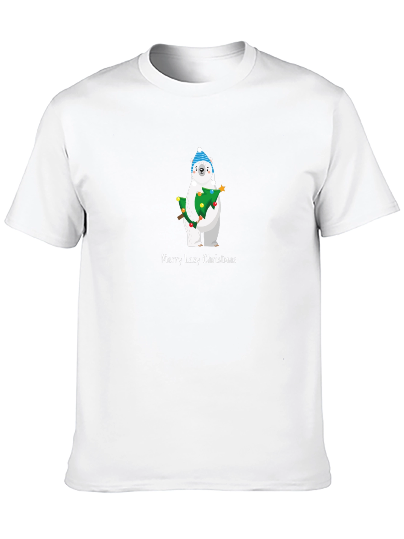 Merry Lazy Christmas Polar Bear T-Shirt