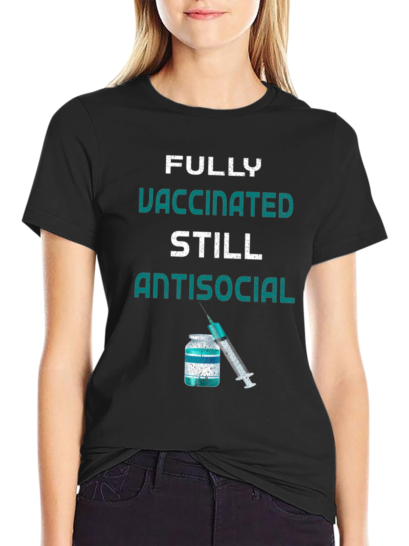 Fully Vaccinated Still Antisocial Tee
