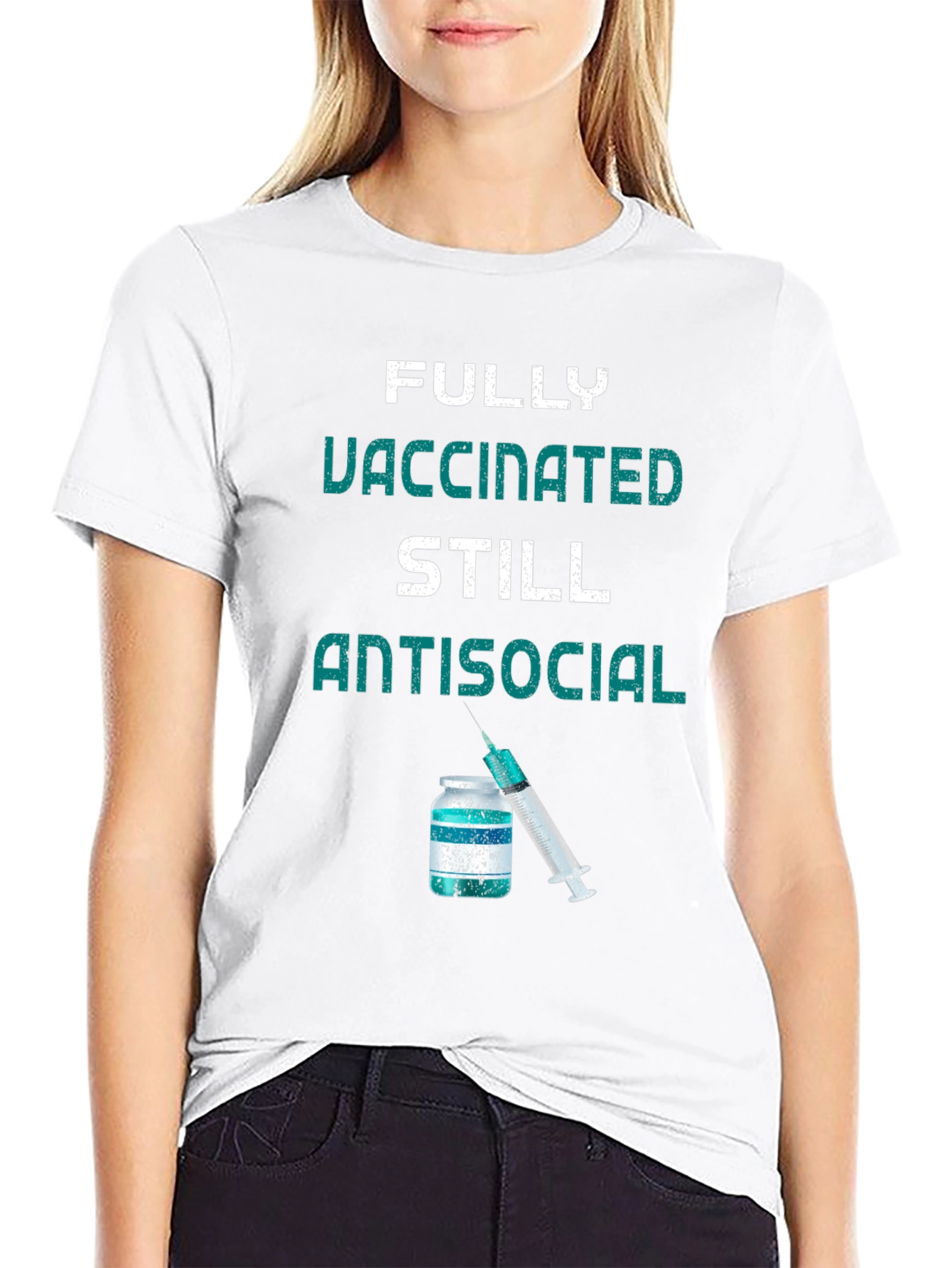 Fully Vaccinated Still Antisocial Tee