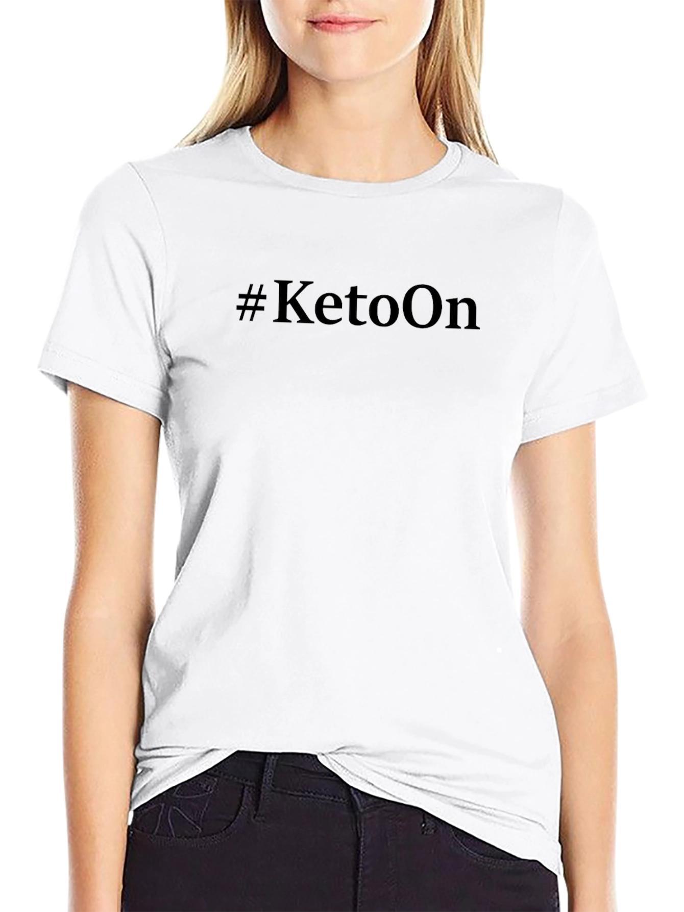 #KetoOn Black Graphic Tee - Keto Lifestyle Apparel