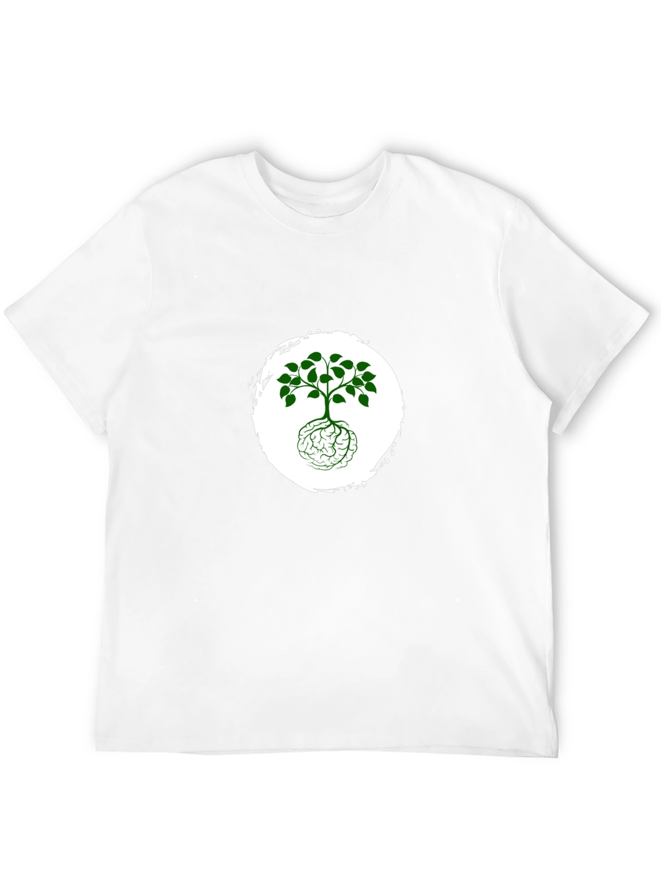 Brain Tree Graphic Black T-Shirt