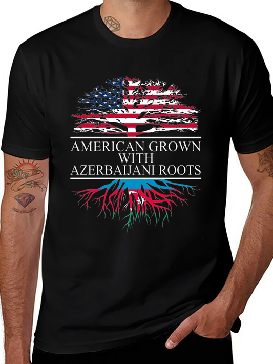 American Grown Azerbaijani Roots T-Shirt