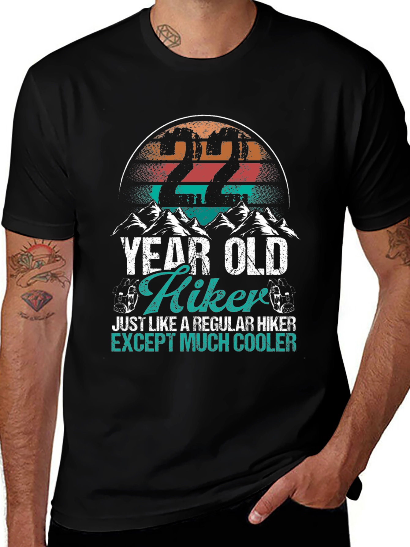 22 Year Old Hiker Graphic Tee