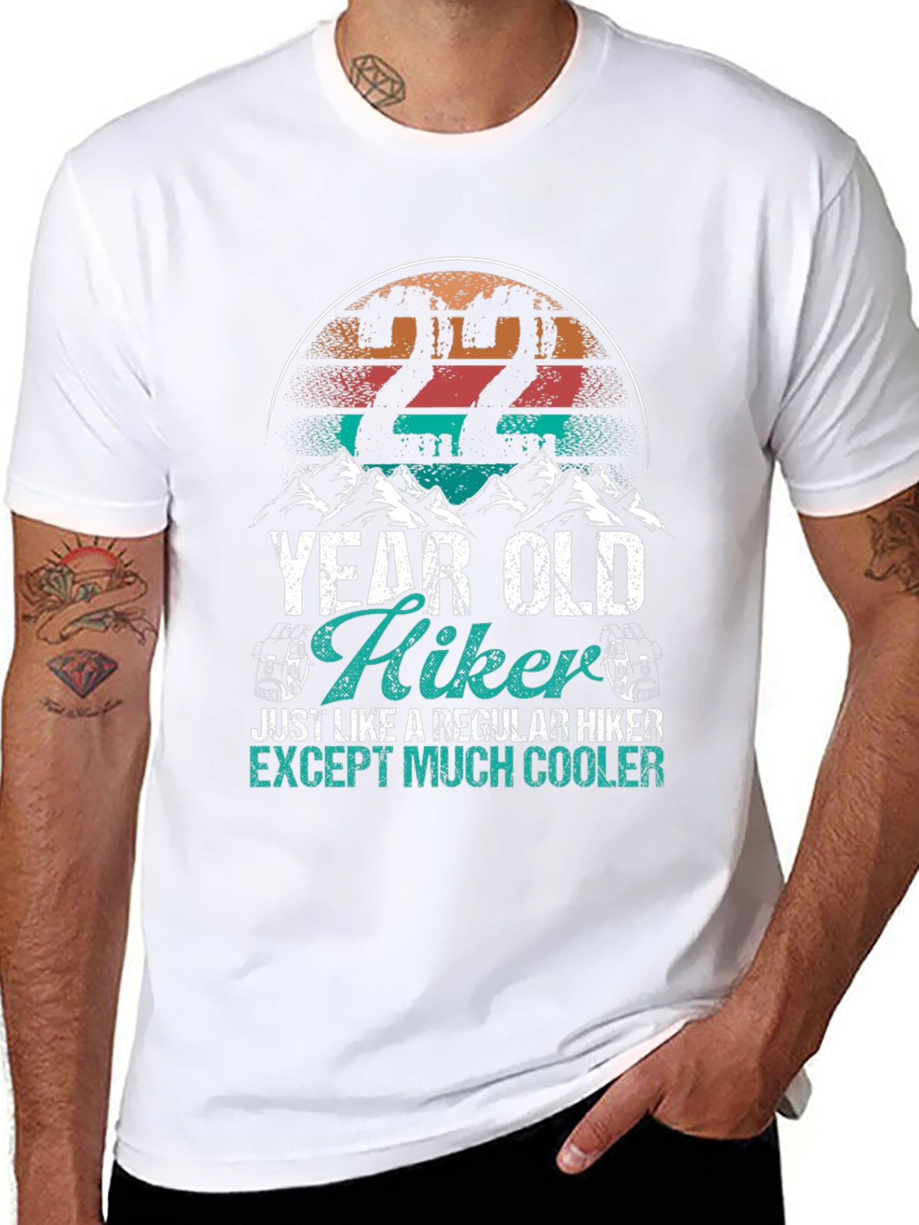 22 Year Old Hiker Graphic Tee