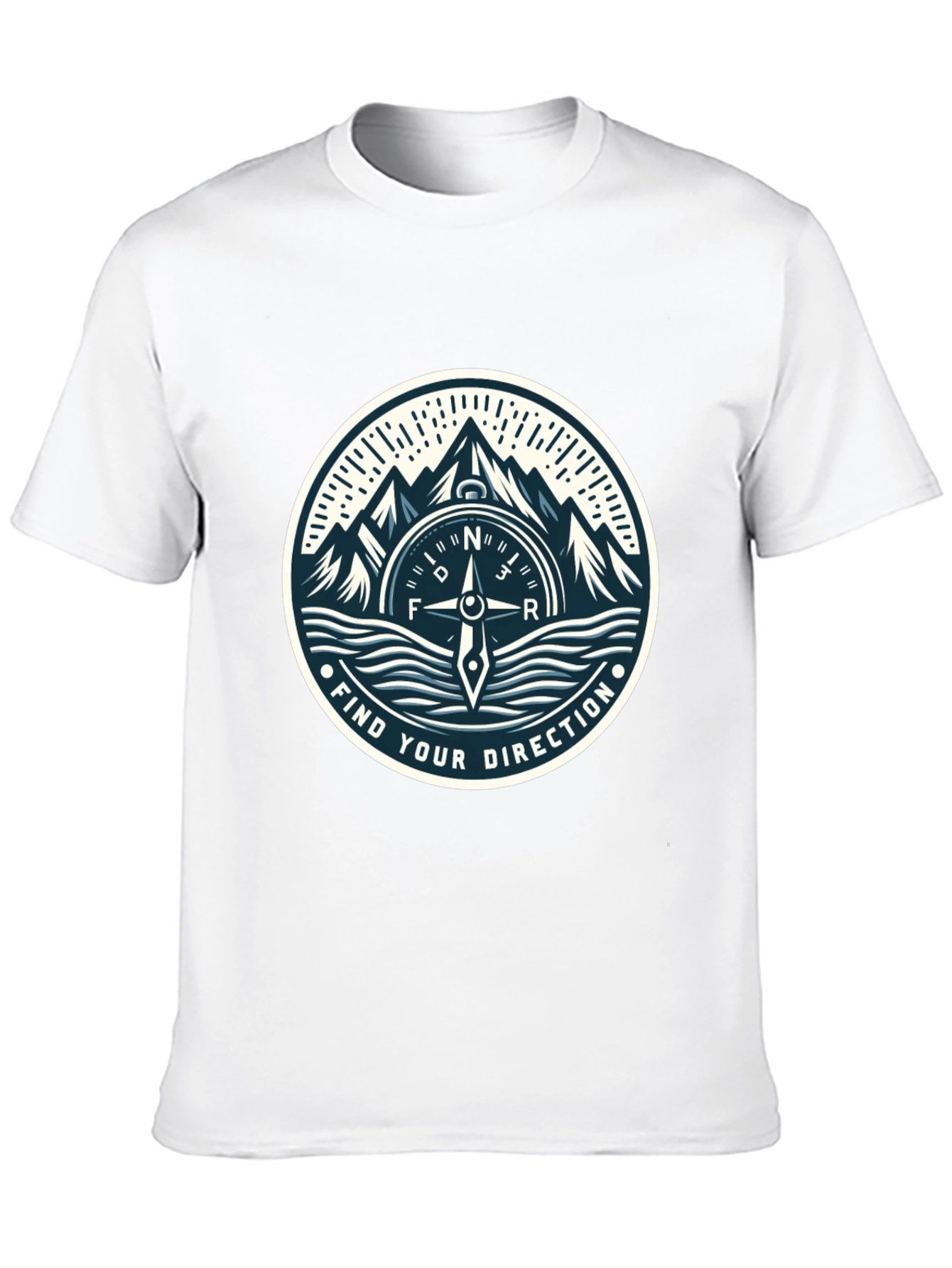 Direction Compass Graphic Tee - Adventure Awaits!
