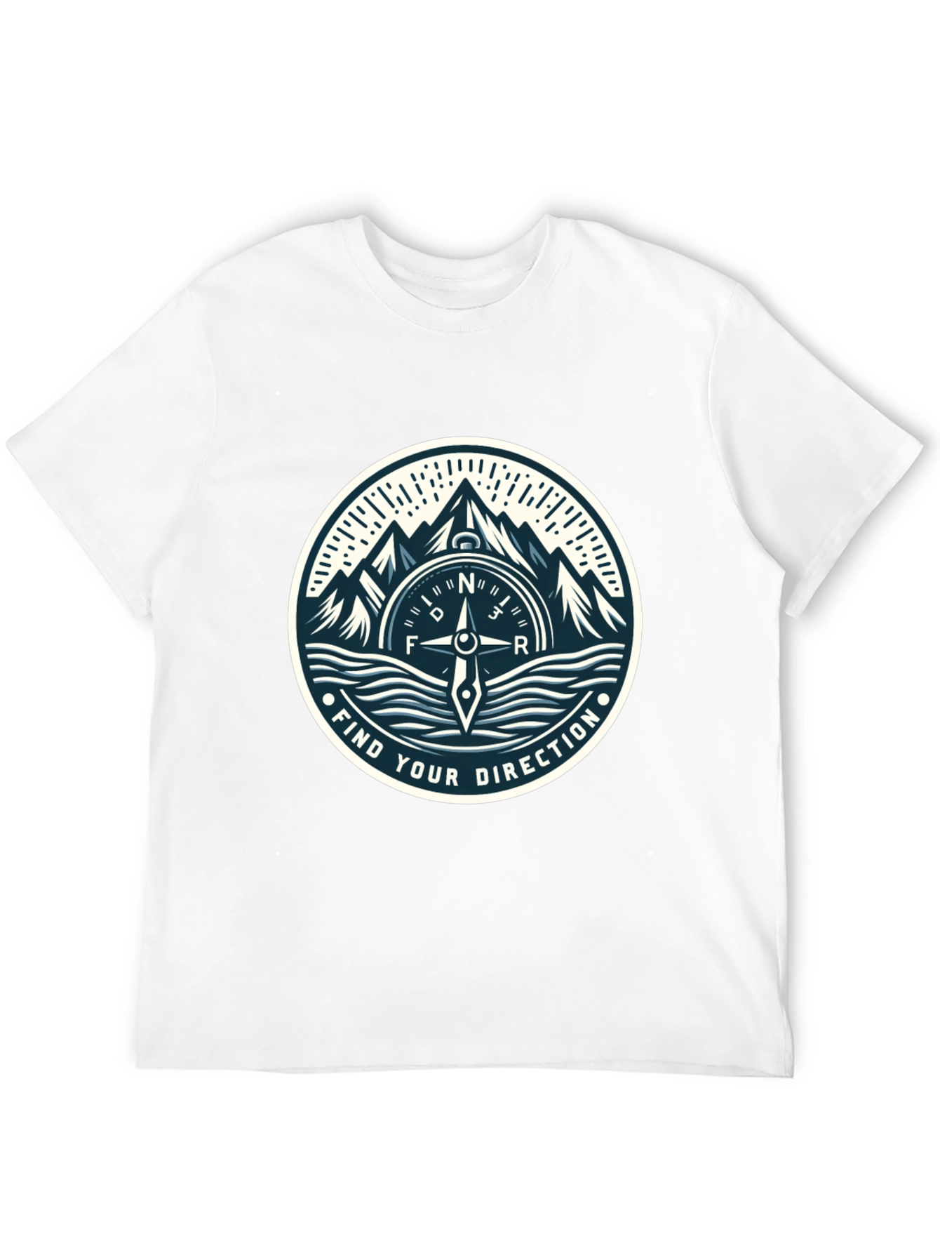 Direction Compass Graphic Tee - Adventure Awaits!