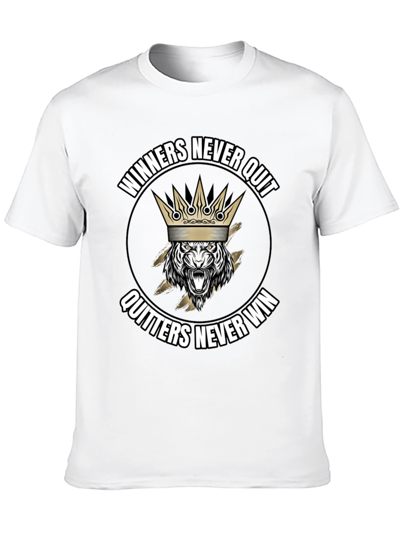 Winners Never Quit Graphic T-Shirt