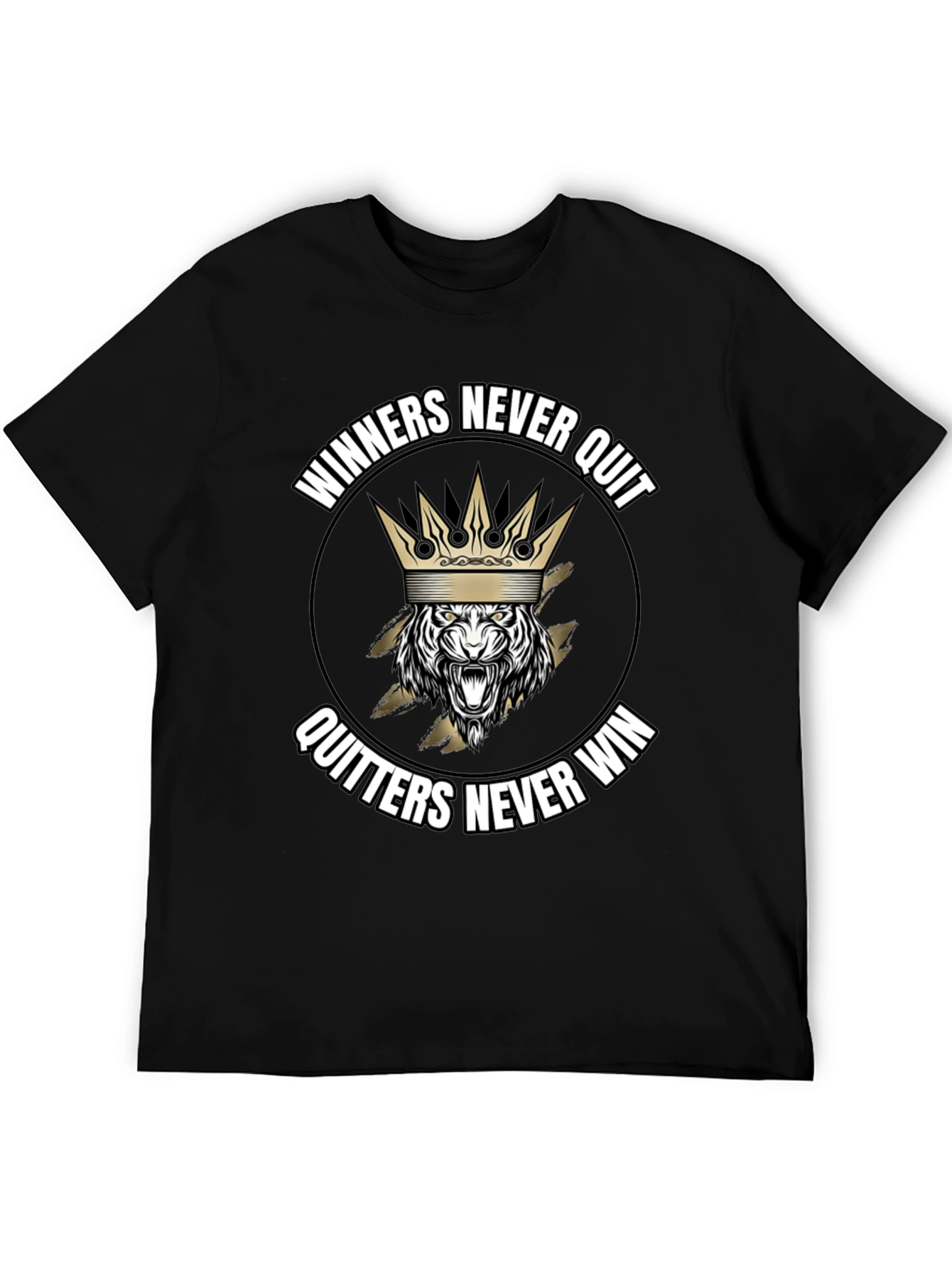Winners Never Quit Graphic T-Shirt