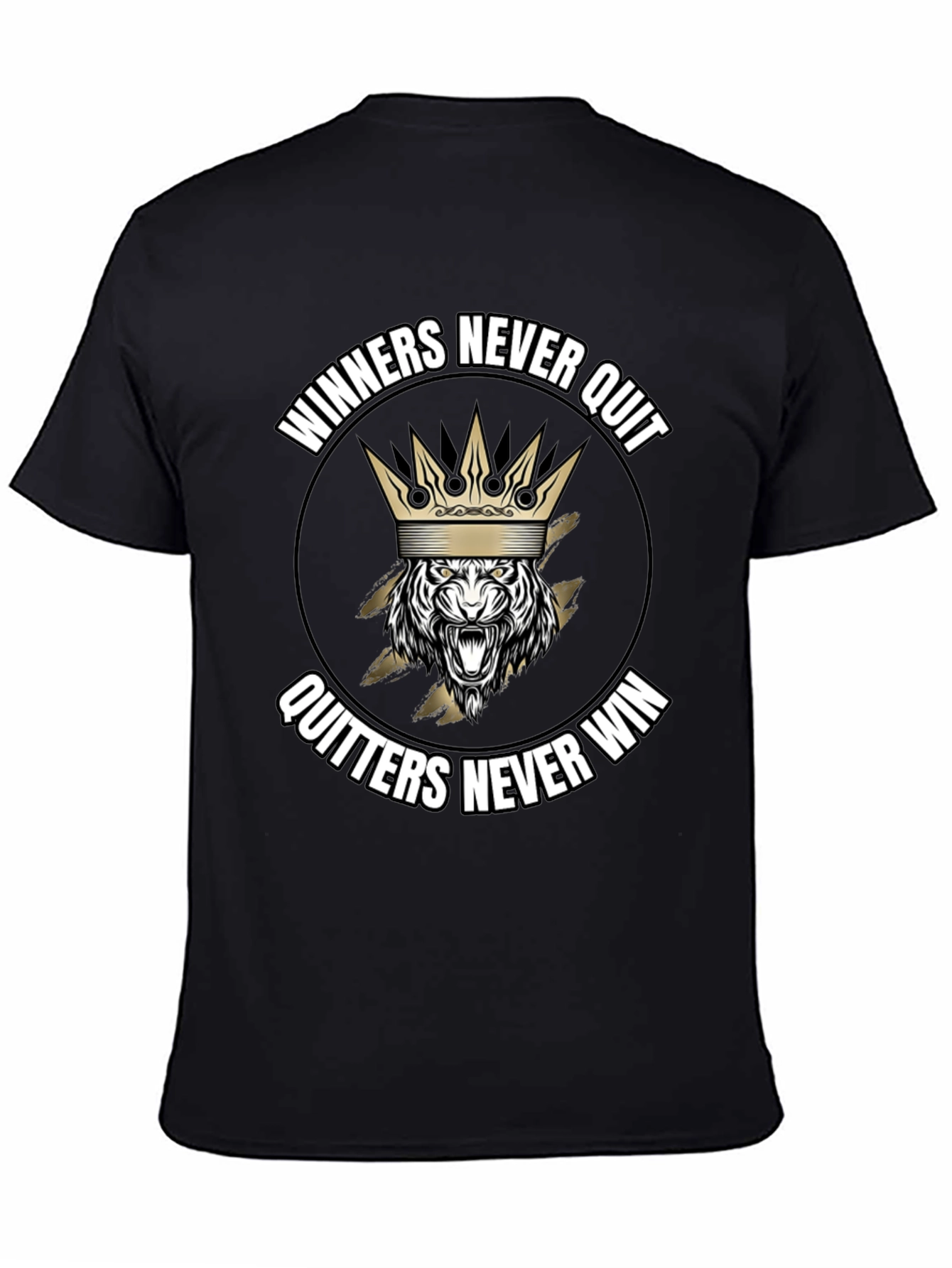 Winners Never Quit Graphic T-Shirt