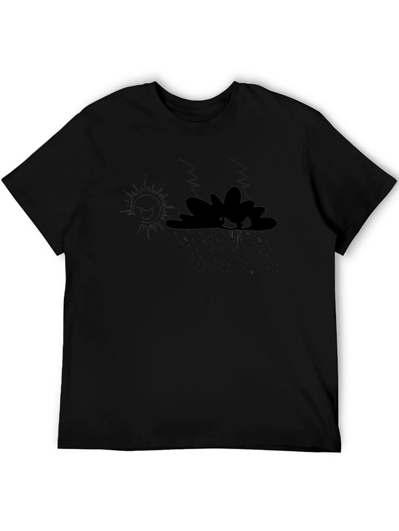 Humorous Weather T-Shirt - Sunshine & Storms
