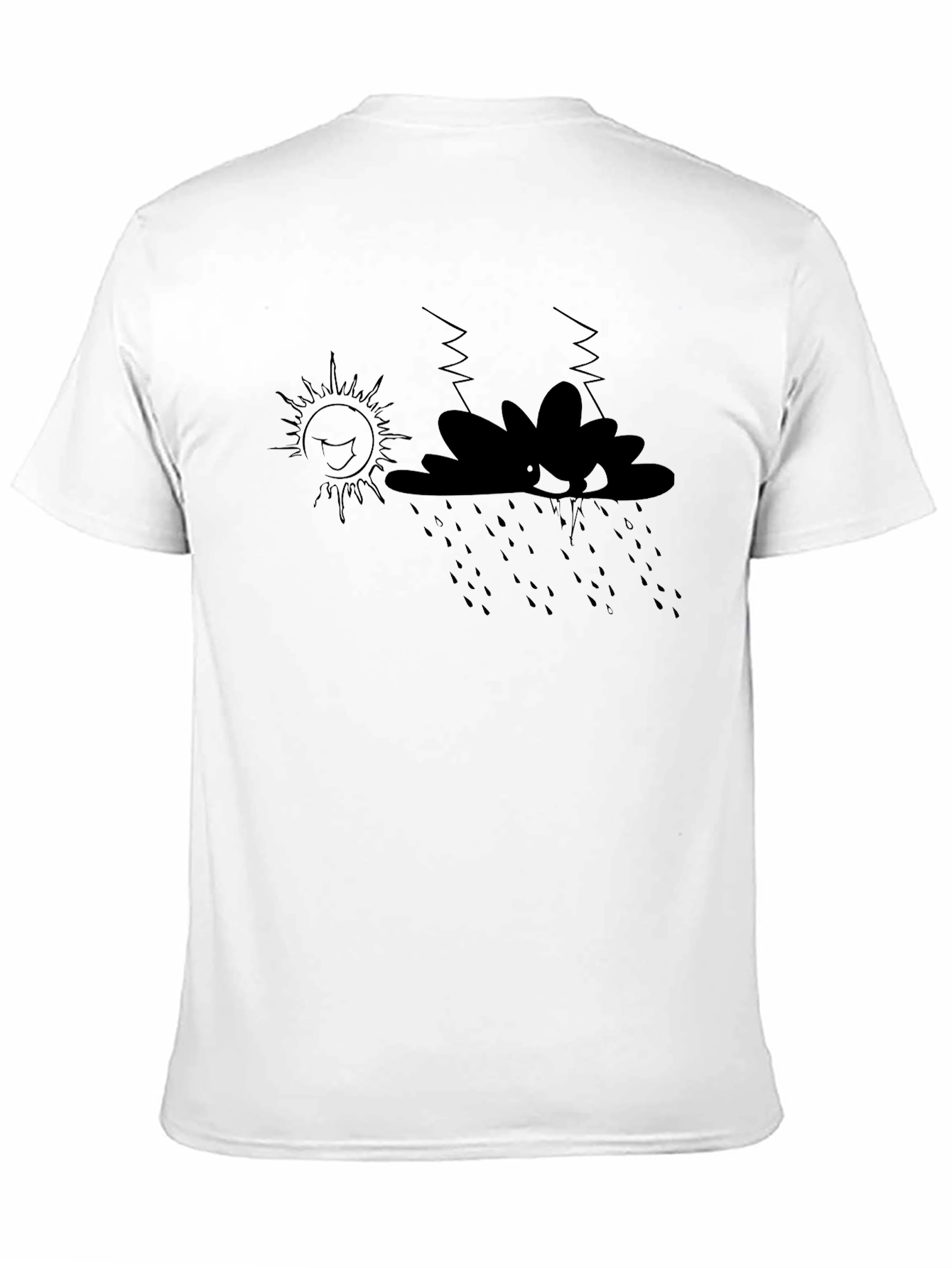Humorous Weather T-Shirt - Sunshine & Storms