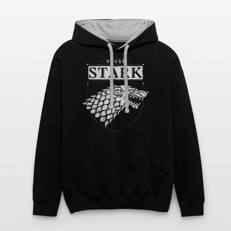 Game Of Thrones House Stark Crest Shadow Wolf