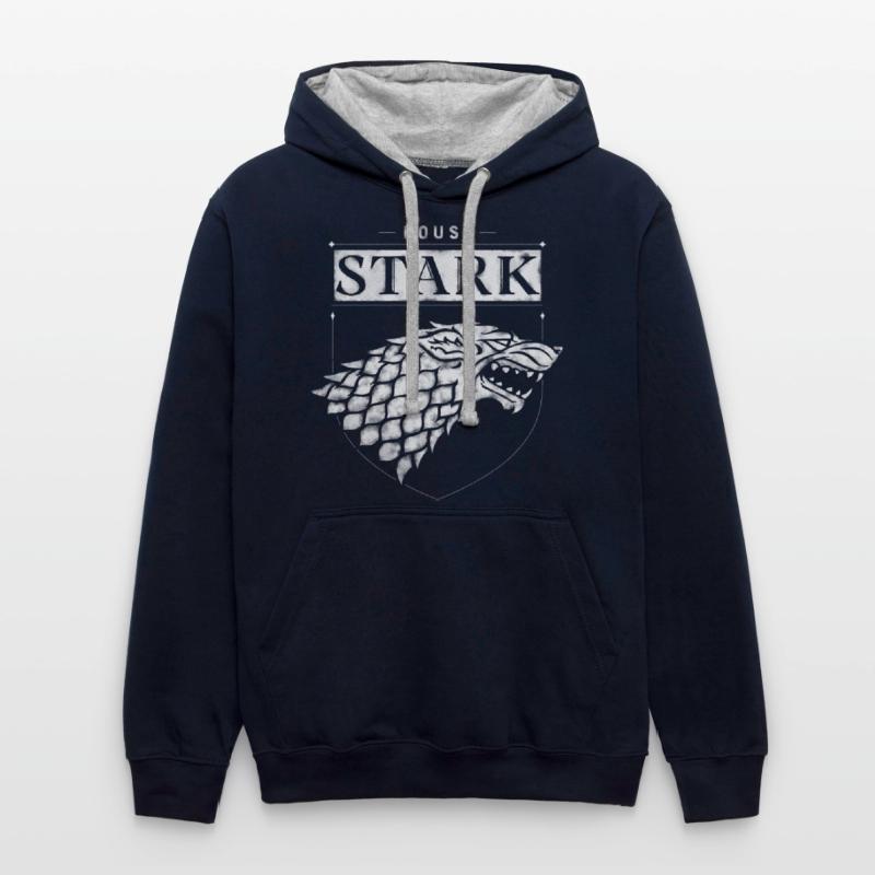 Game Of Thrones House Stark Crest Shadow Wolf