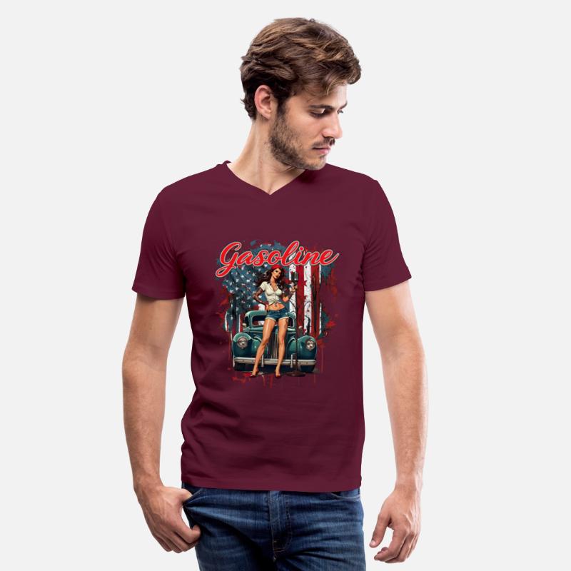 Gasoline Americana Retro Vibes with Classic Car