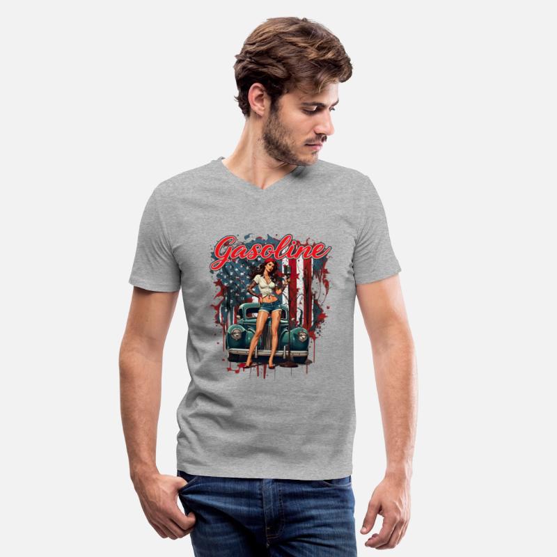 Gasoline Americana Retro Vibes with Classic Car
