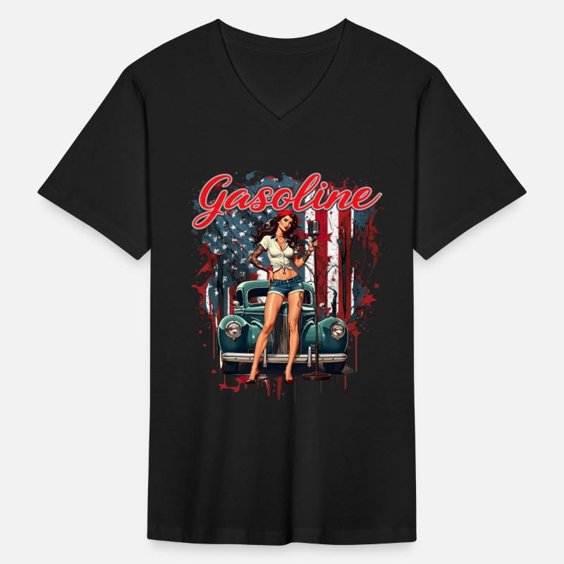 Gasoline Americana Retro Vibes with Classic Car