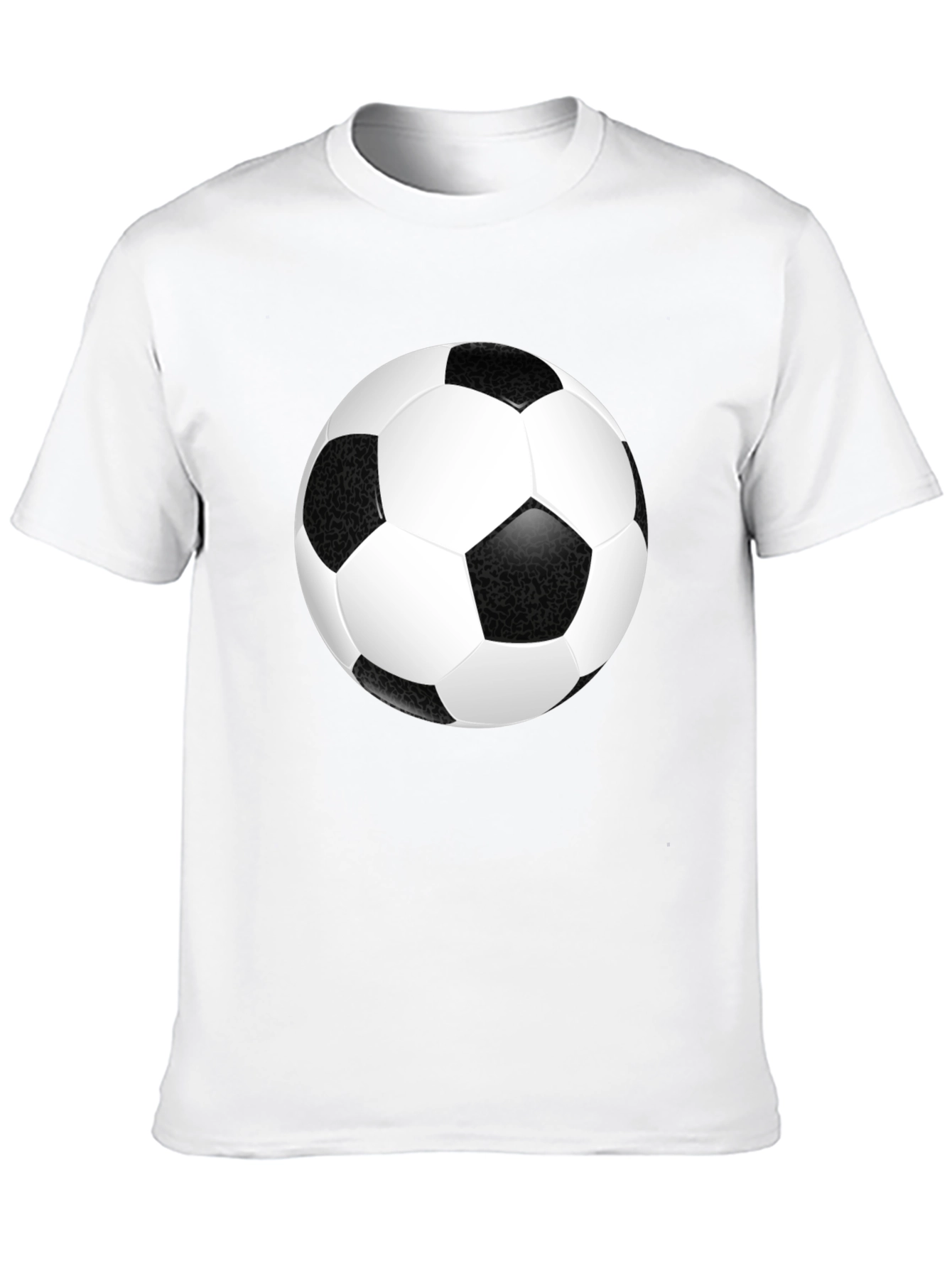 Soccer Ball Graphic T-Shirt - Black