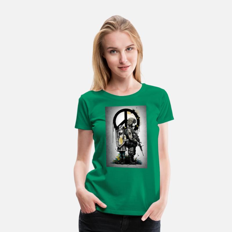 Girl and Boy Soldier War Peace Ukraine