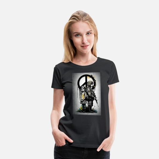 Girl and Boy Soldier War Peace Ukraine