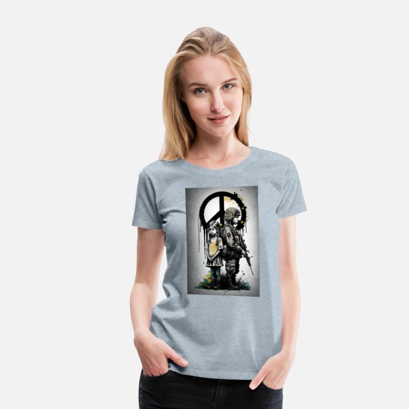 Girl and Boy Soldier War Peace Ukraine