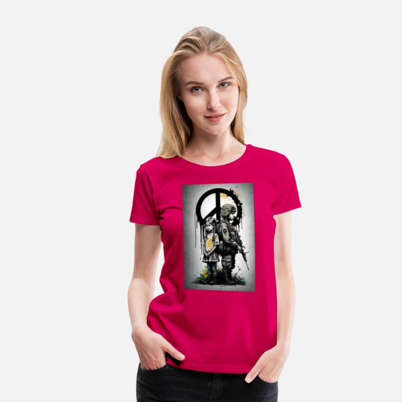 Girl and Boy Soldier War Peace Ukraine