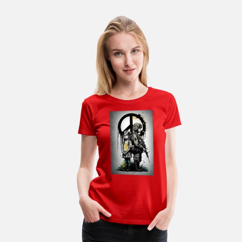 Girl and Boy Soldier War Peace Ukraine