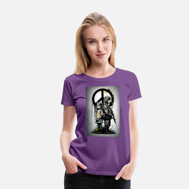 Girl and Boy Soldier War Peace Ukraine