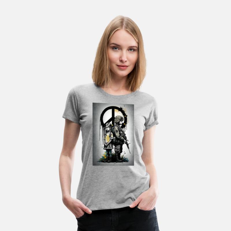 Girl and Boy Soldier War Peace Ukraine