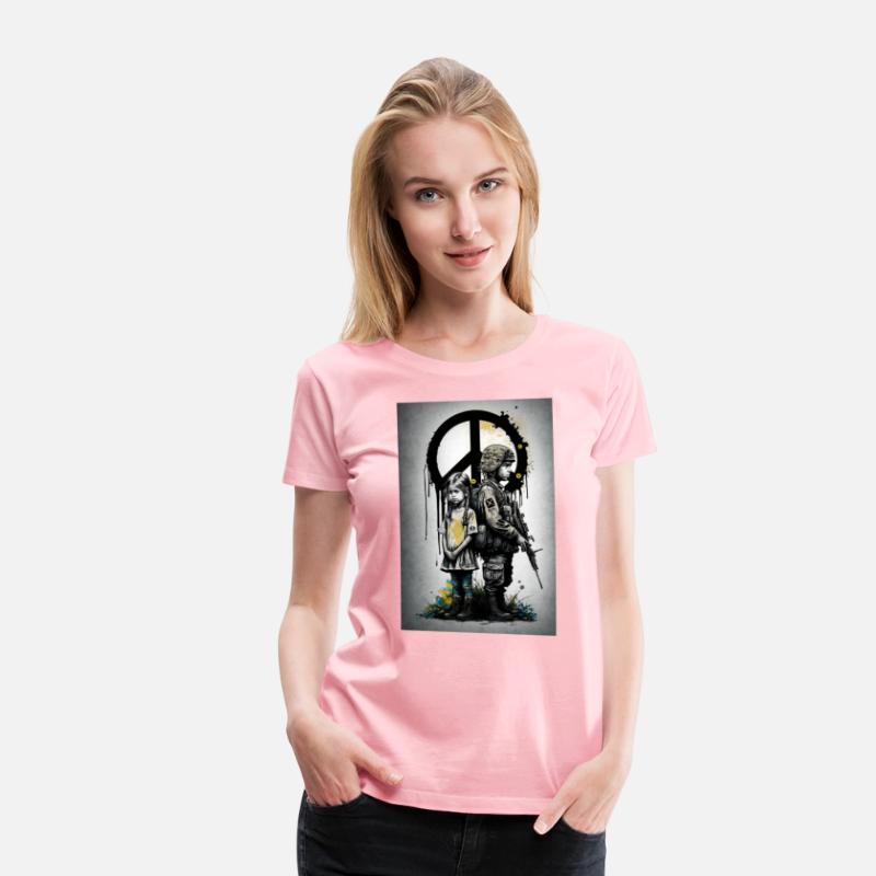 Girl and Boy Soldier War Peace Ukraine