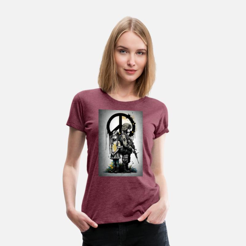 Girl and Boy Soldier War Peace Ukraine