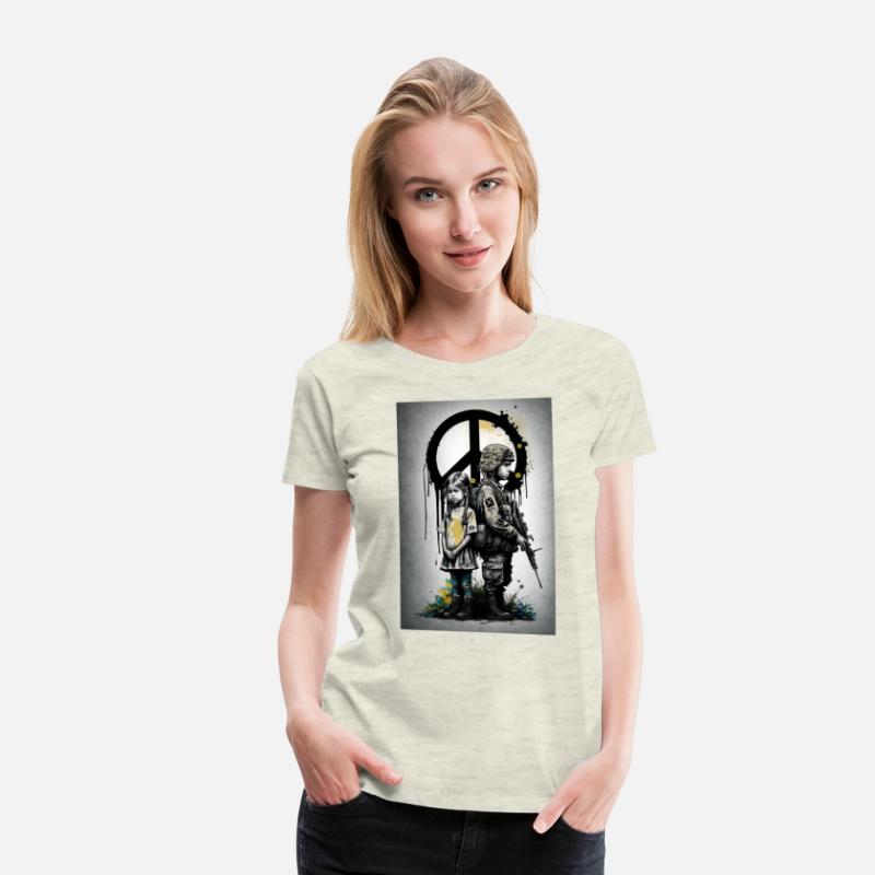 Girl and Boy Soldier War Peace Ukraine