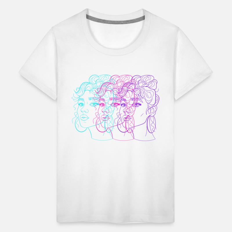 Girls funky lines