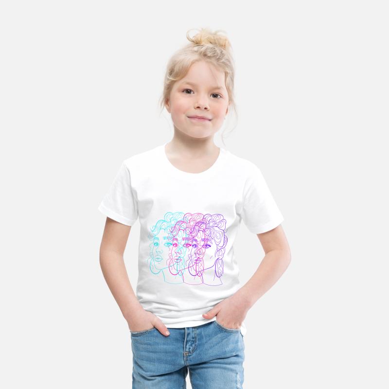 Girls funky lines