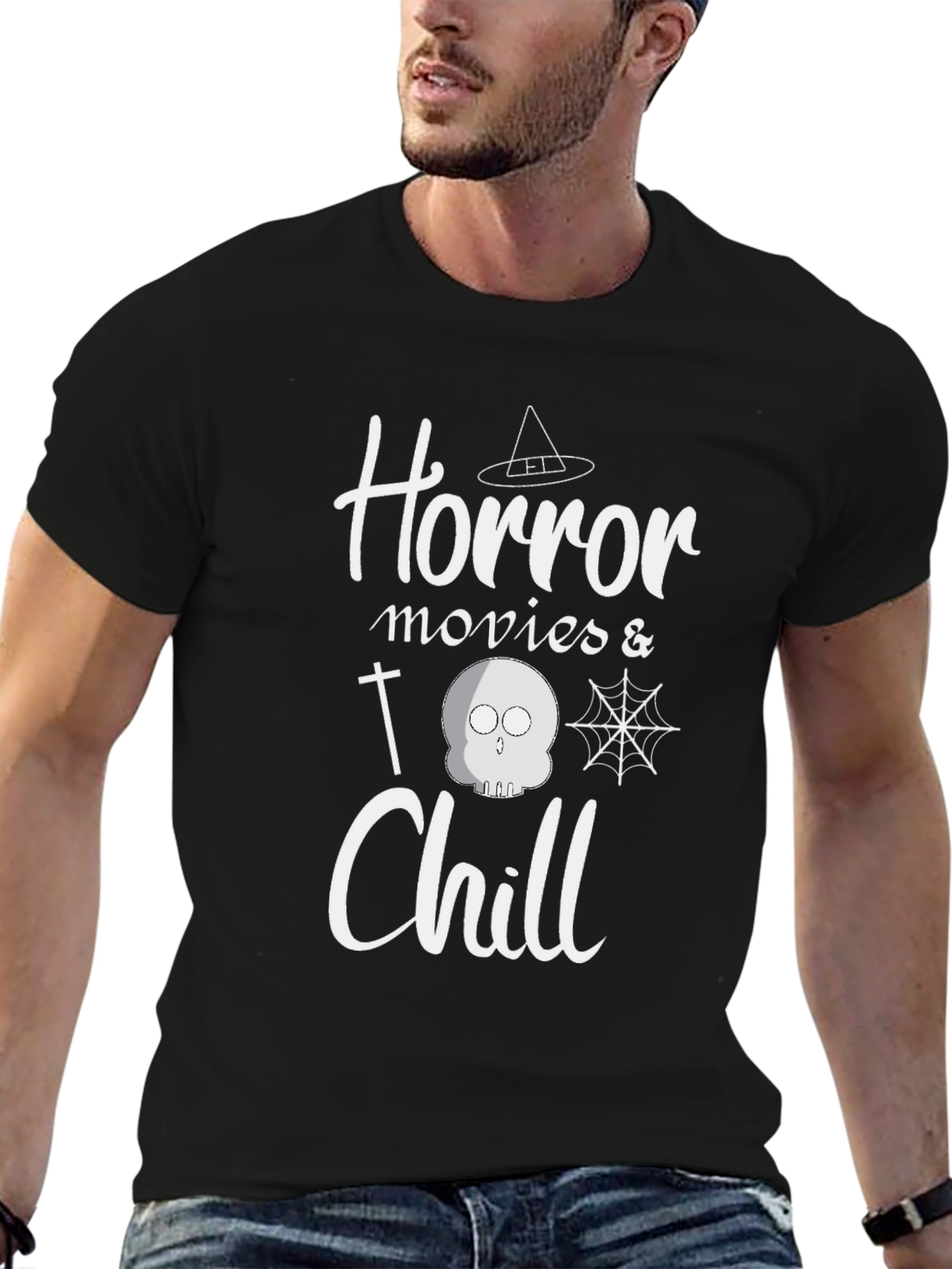Horror Movies & Chill Graphic T-Shirt