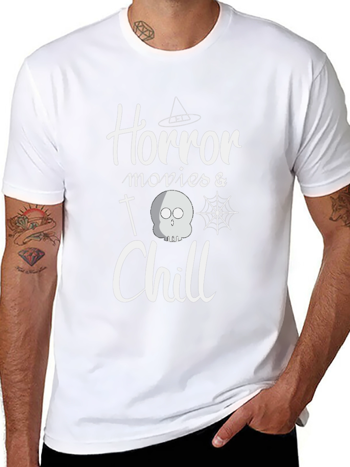 Horror Movies & Chill Graphic T-Shirt