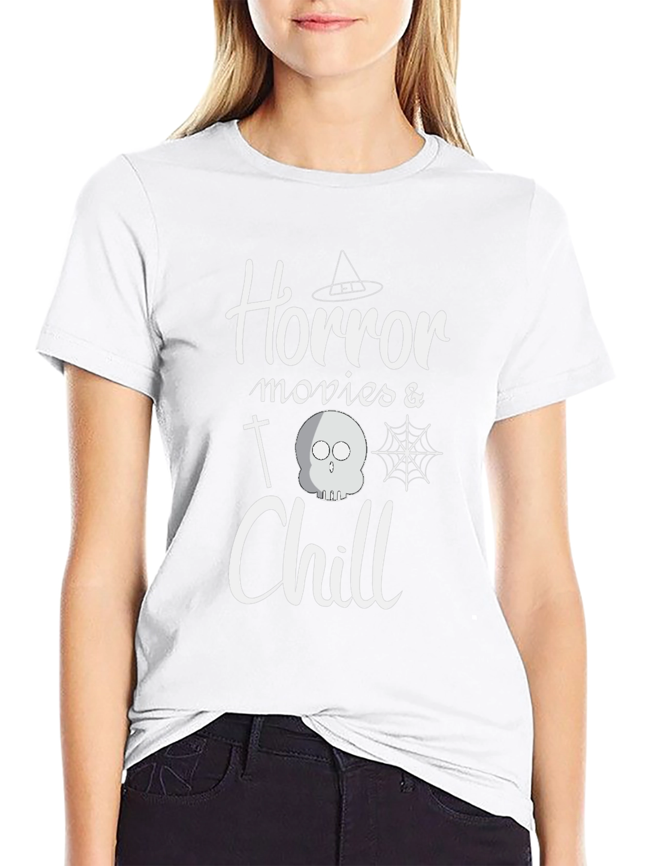 Horror Movies & Chill Graphic T-Shirt