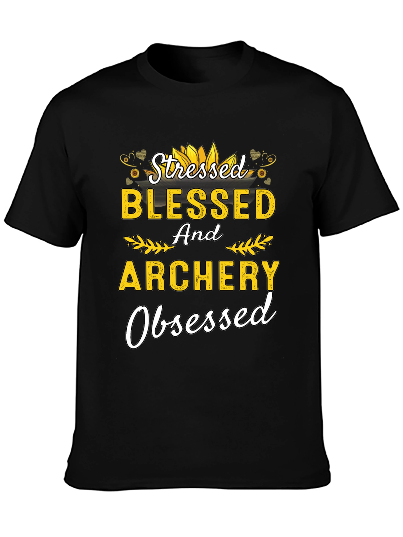 Stressed Blessed Archery Obsessed T-Shirt