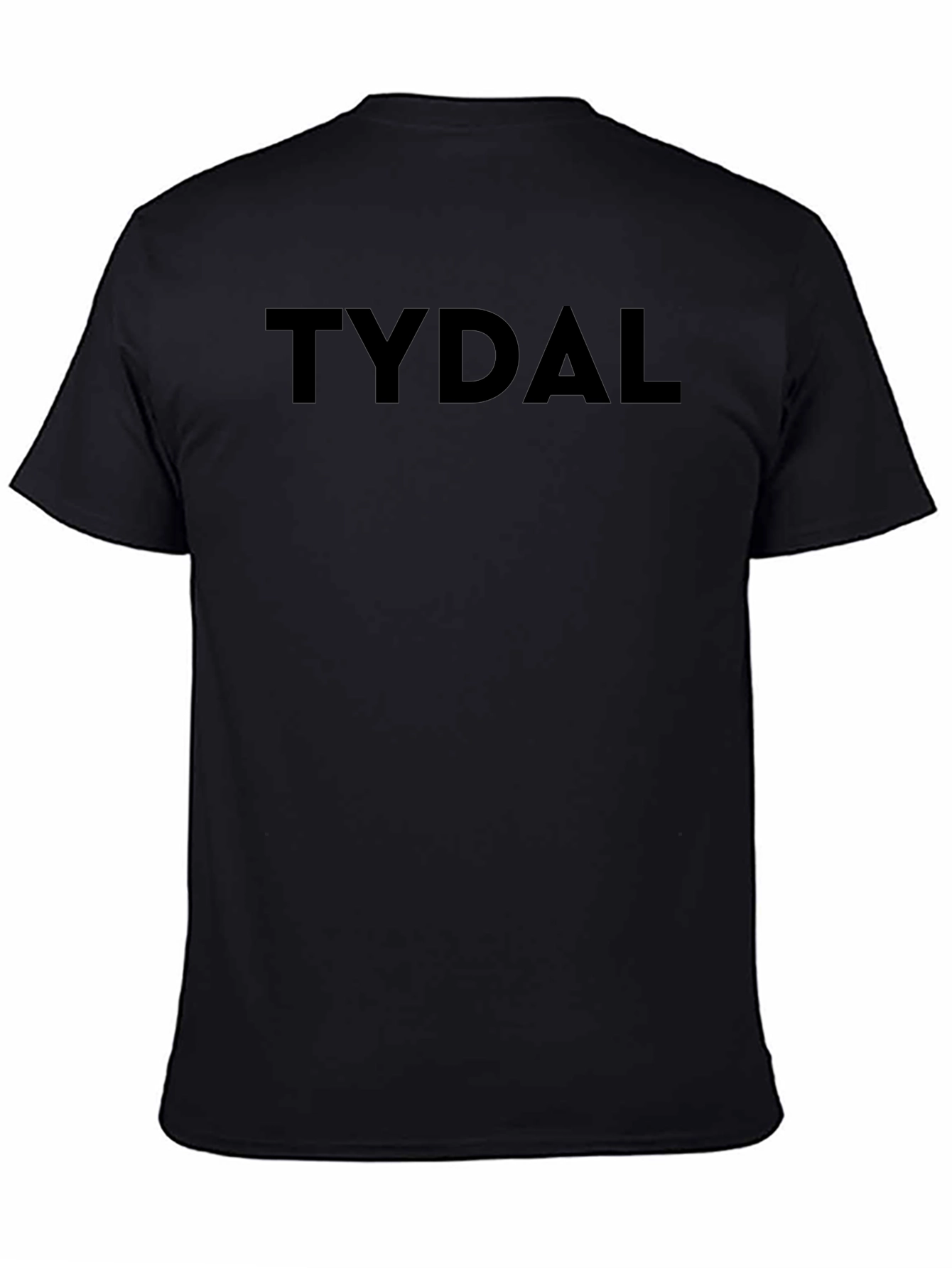 TYDAL Black Cotton Graphic Tee - Casual Wear