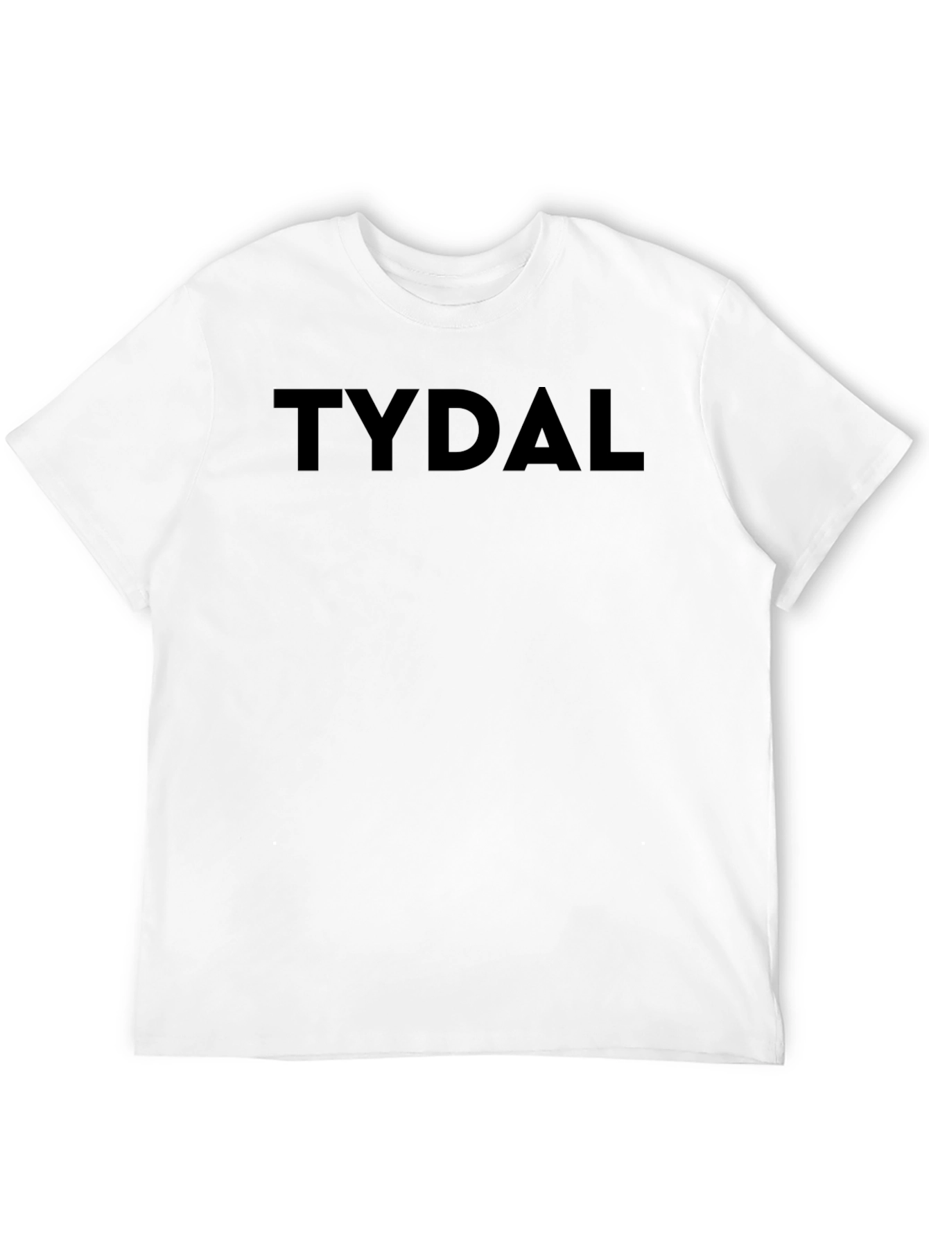 TYDAL Black Cotton Graphic Tee - Casual Wear