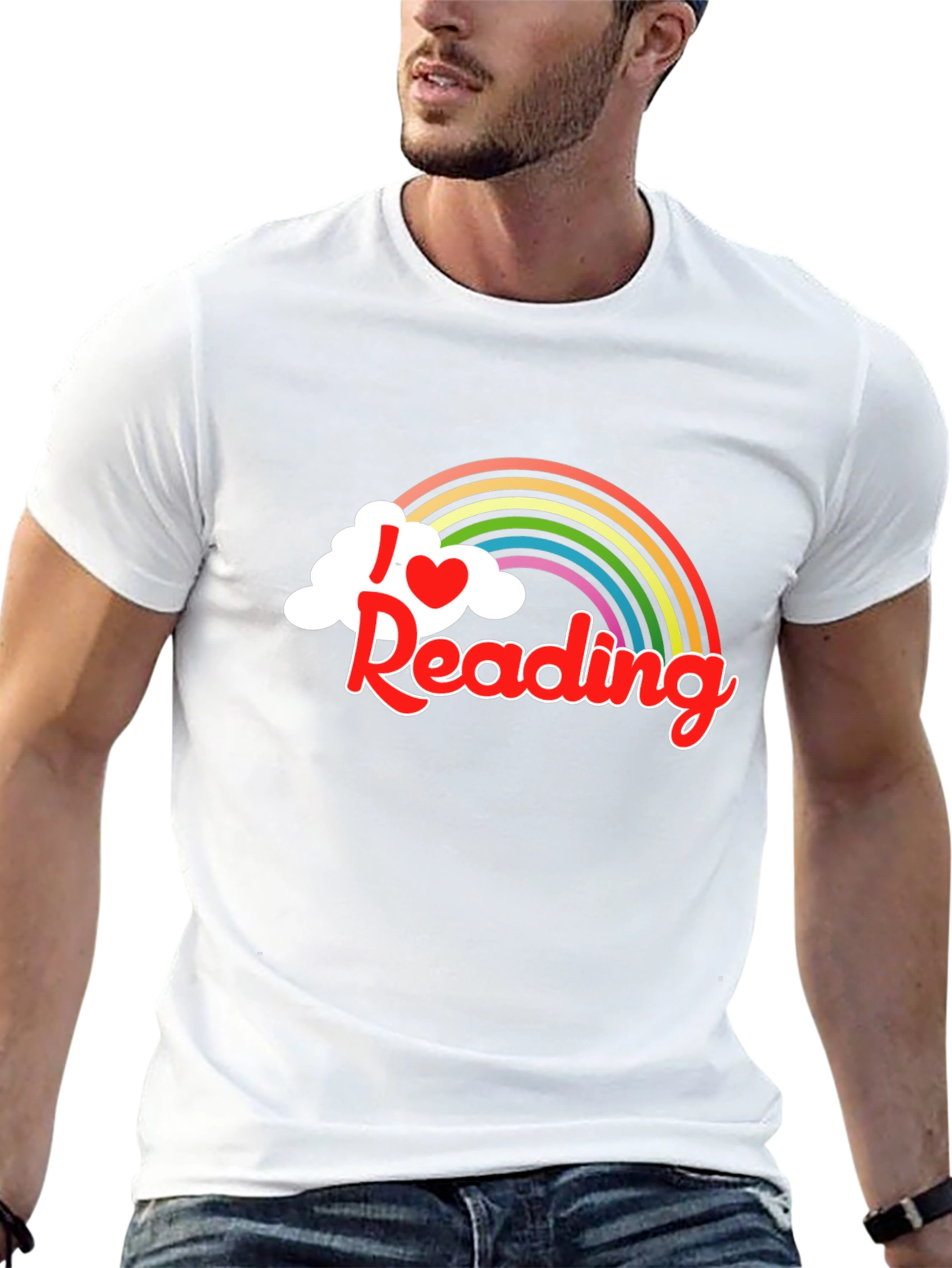 I Love Reading Rainbow Graphic Tee
