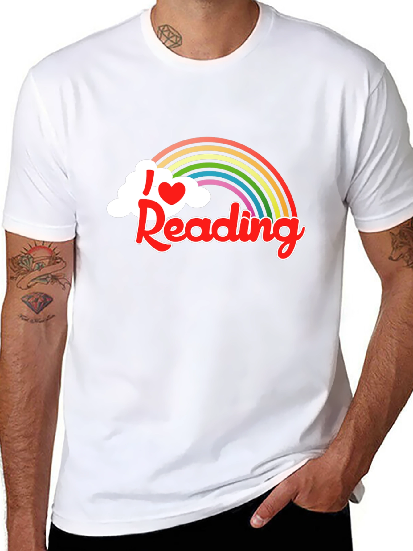I Love Reading Rainbow Graphic Tee