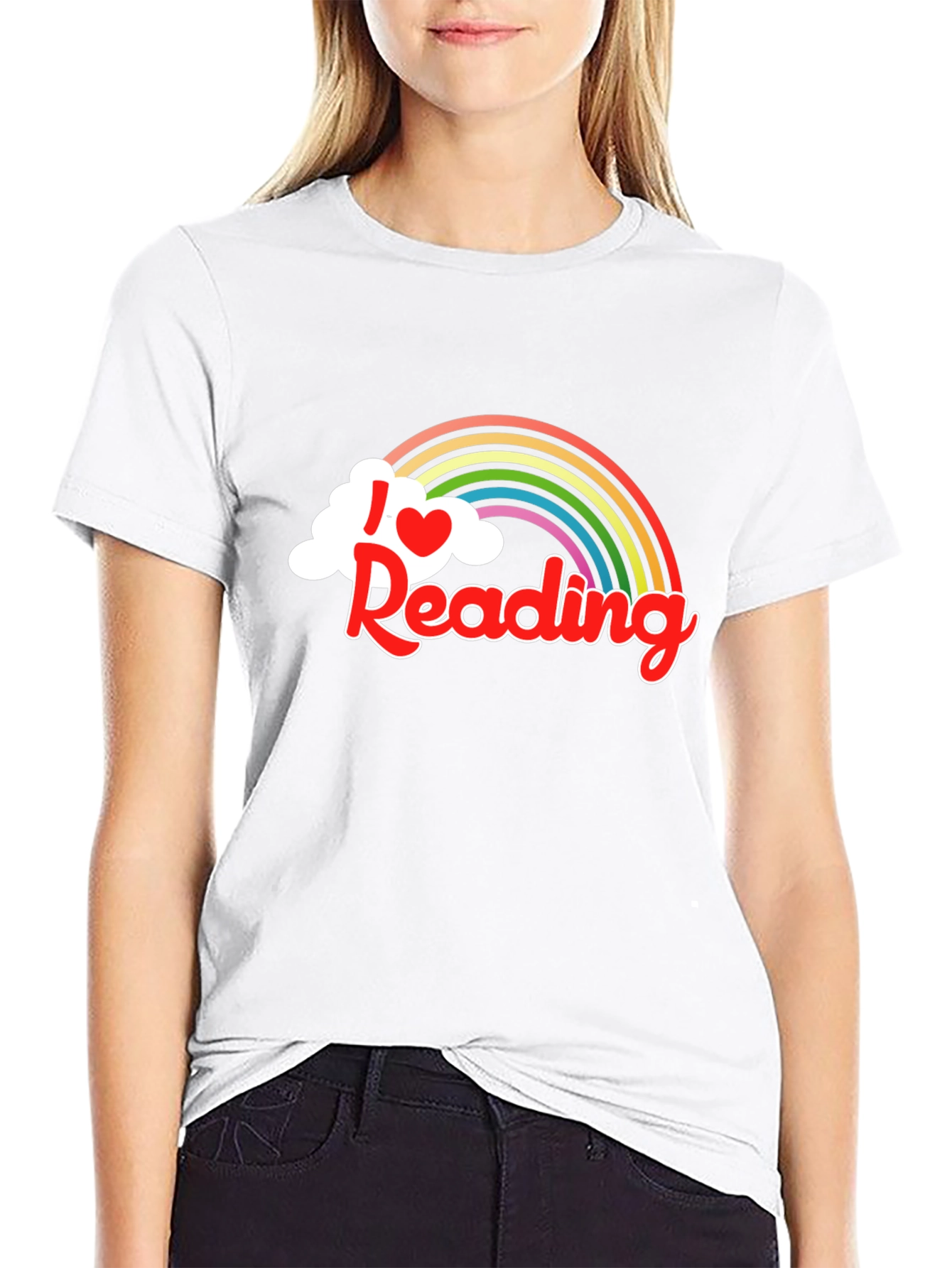 I Love Reading Rainbow Graphic Tee