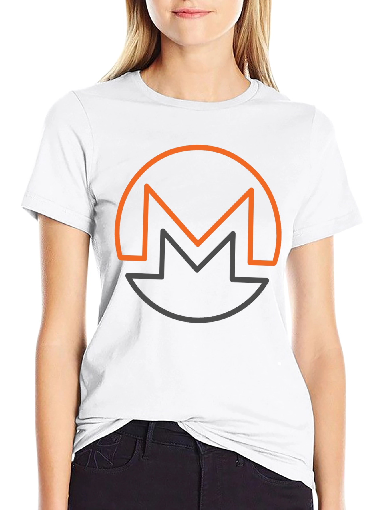 Monero XMR Crypto Black T-Shirt