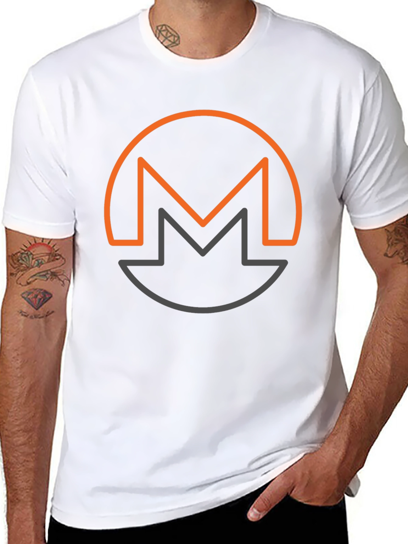 Monero XMR Crypto Black T-Shirt