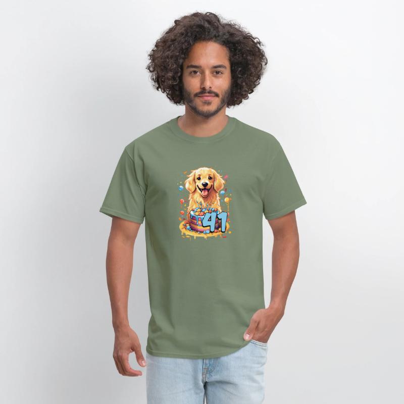 Golden Retriever Dog 41St Themed Py 41
